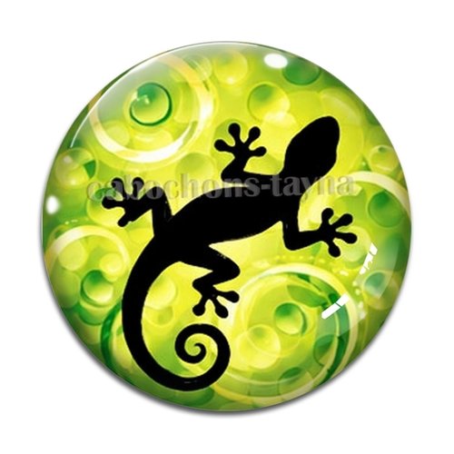 Cabochon salamandre, cabochon résine ou verre rond différente taille