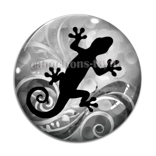Cabochon salamandre, cabochon résine ou verre rond différente taille