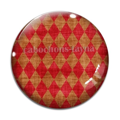 Cabochon triangles, cabochon résine, verre rond différente taille