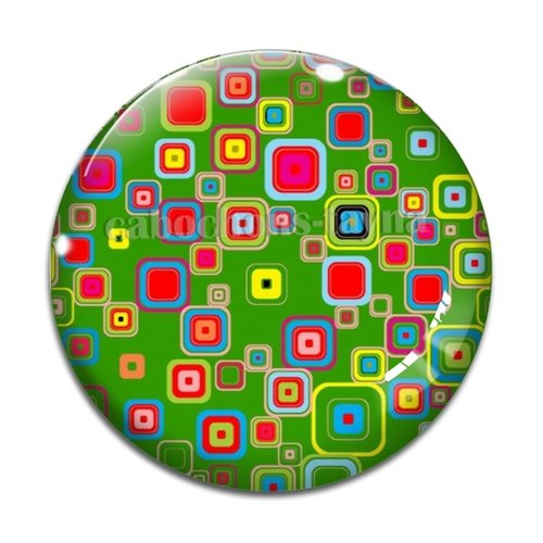 Cabochon carreaux, cabochon résine, verre rond différente taille