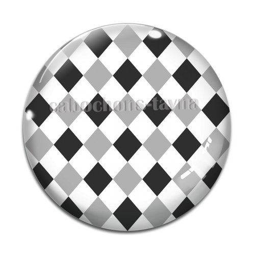 Cabochon triangle, cabochon résine, verre rond différente taille