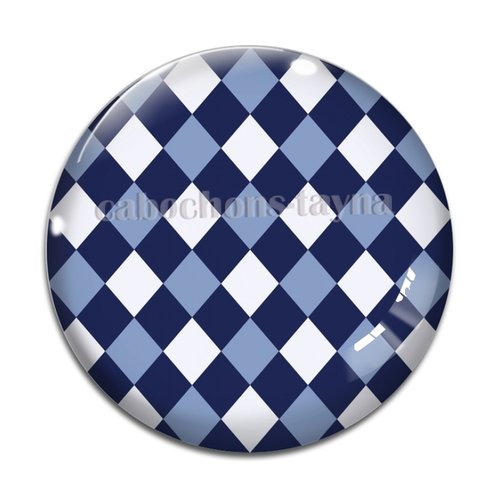 Cabochon triangle, cabochon résine, verre rond différente taille