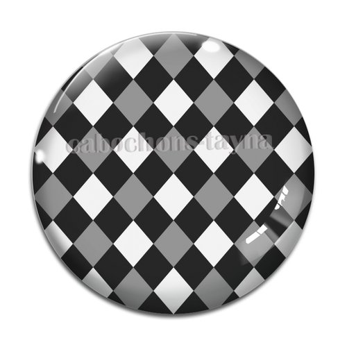 Cabochon triangle, cabochon résine, verre rond différente taille