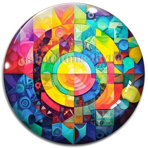 Cabochon rond, cabochon résine, verre rond différente taille