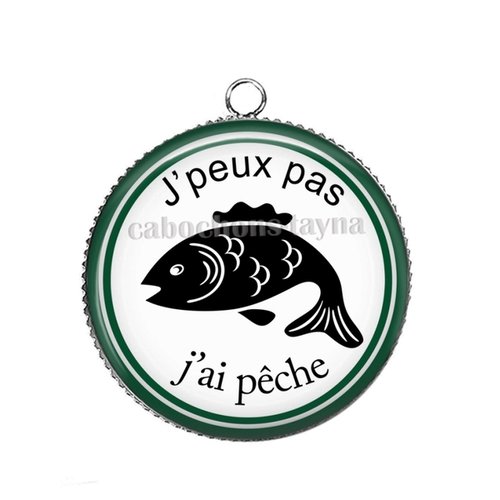 Pendentif j'peux pas j'ai pêche