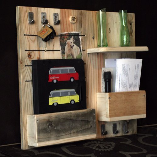 Etagere Tablette Murale En Bois De Palettes Recyclees Etagere De Cuisine Decoration D Interieur Un Grand Marche