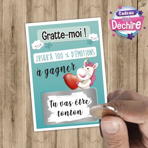 Duo Cartes à gratter Annonce Grossesse Papy/Mamie - C'est Qui La Maman à  Nantes