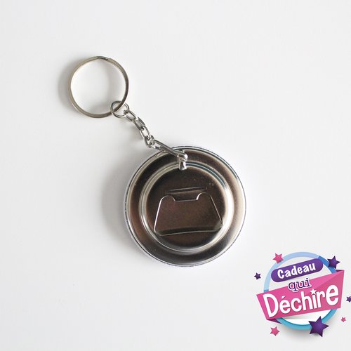 Porte-cl/és Photo personnalis/é avec Photo de Votre Choix ou Cadeau de Texte.