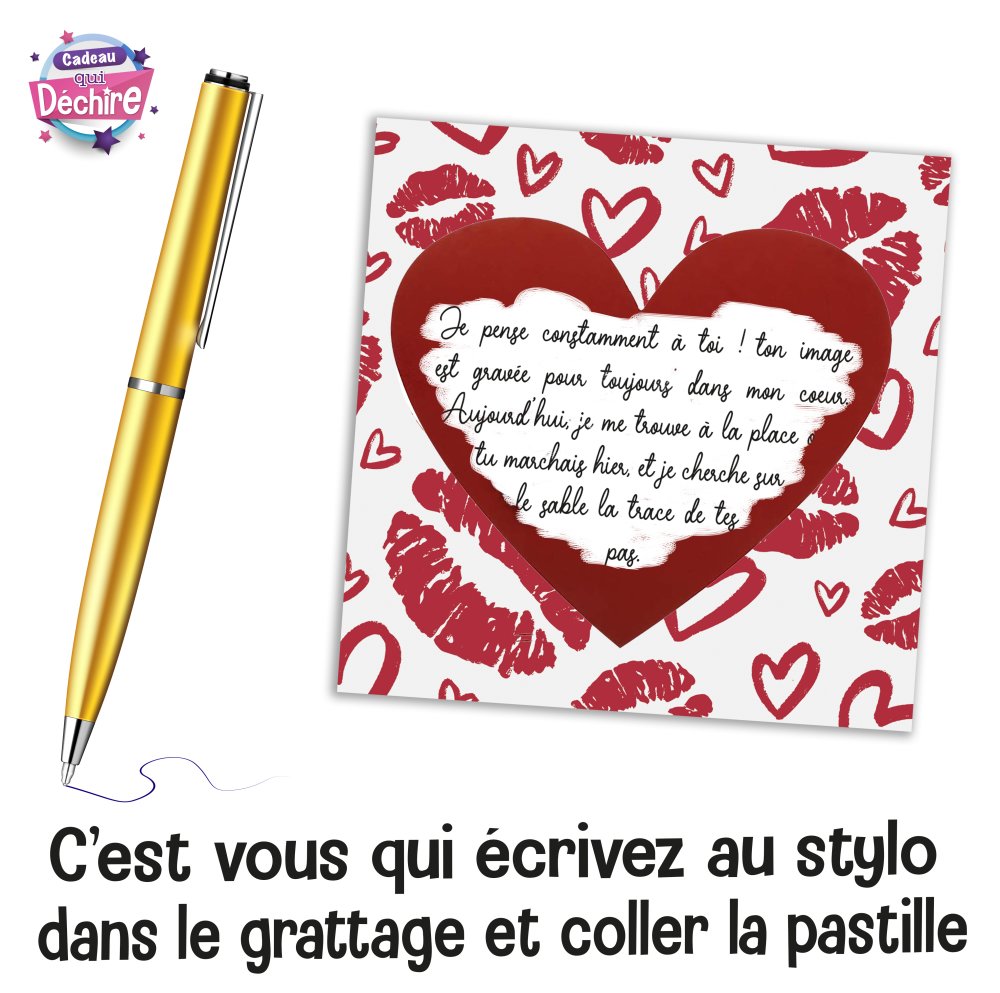 1 Sac/20 Feuilles De Papier D'emballage Imprimé cœur D'amour Pour