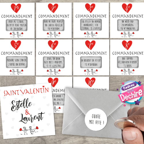 Achat Kit implantation Saint Valentin - cartes tickets à gratter en gros