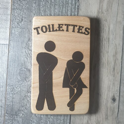 Plaque de porte  pour toilette,wc  humour  téléphone portable