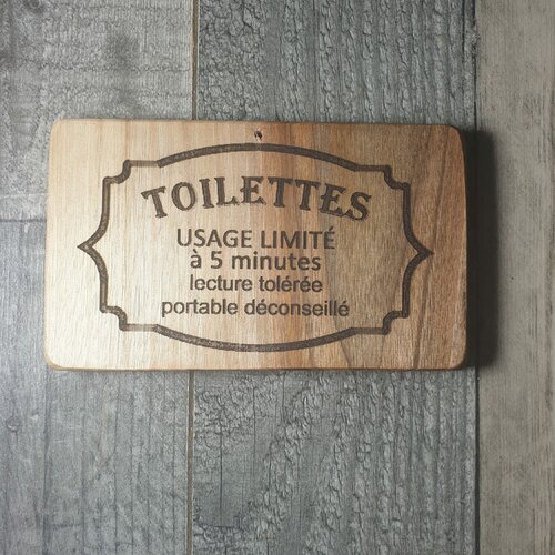 Plaque de porte  pour toilette,wc  humour  téléphone portable