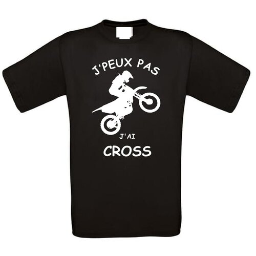 Tee shirt j'peux pas j'ai  cross