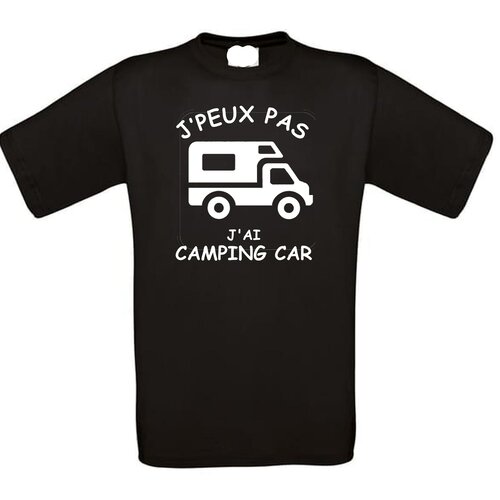 Tee shirt j'peux pas j'ai camping car