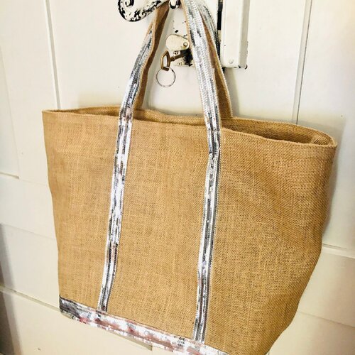 cabas plage jute