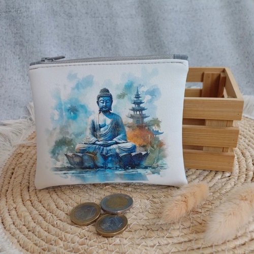 Porte-monnaie / pochette - motif bouddha