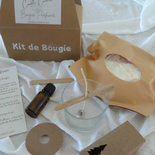 Kit diy bougie parfumee