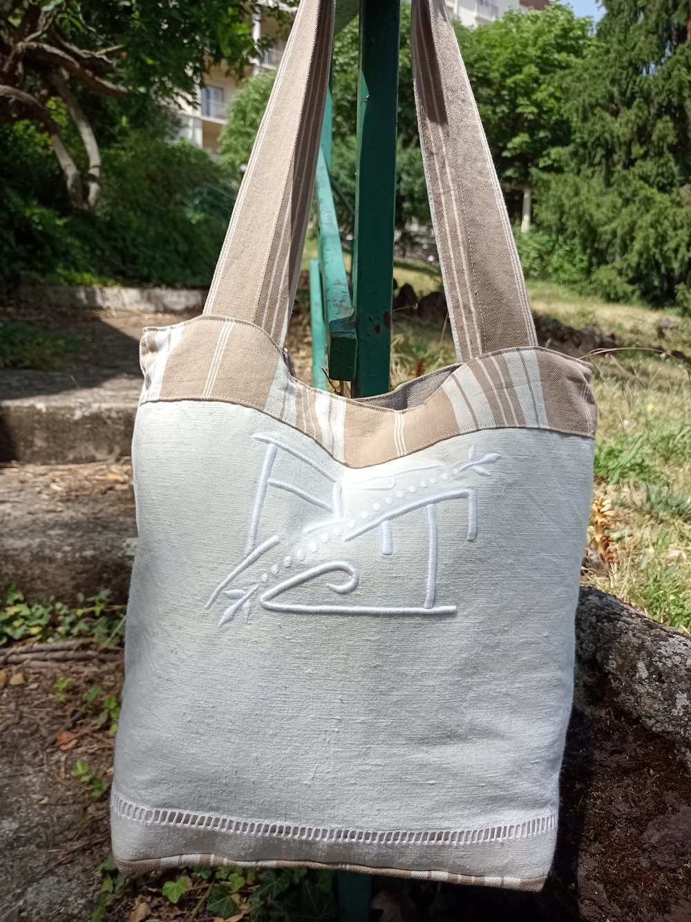 sac cabas monogramme