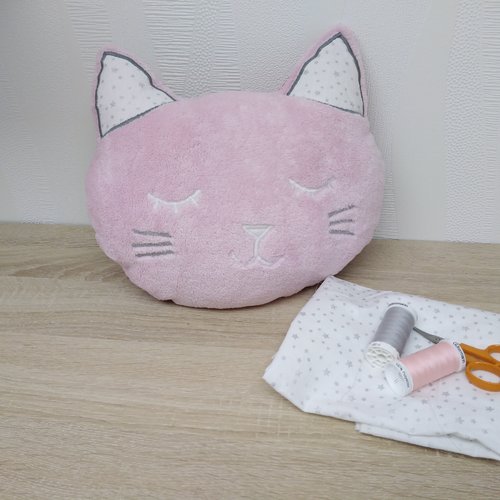 Coussin Doudou Chat Un Grand Marche