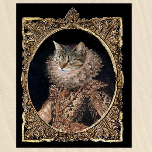 Portrait De Chat Personnalisable Chat Costume En Reine Marguerite De France La Reine Melancolique Un Grand Marche