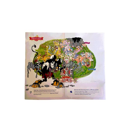Plan de disneyland paris x mickey monstre