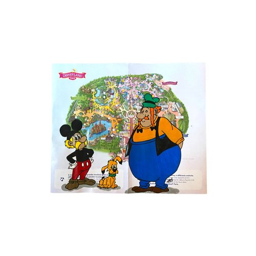 Plan de disneyland paris x asterix et obelix