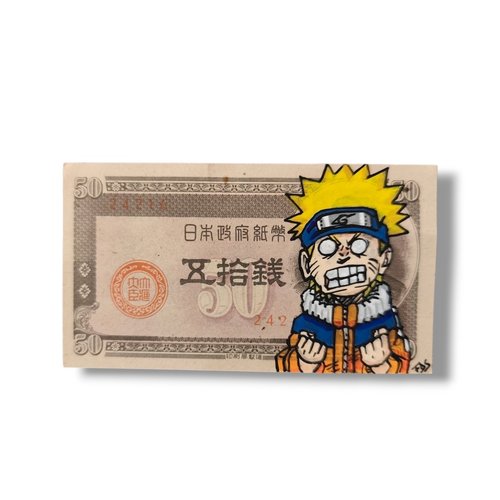 Billet japonais customisé naruto • art unique • création artisanale