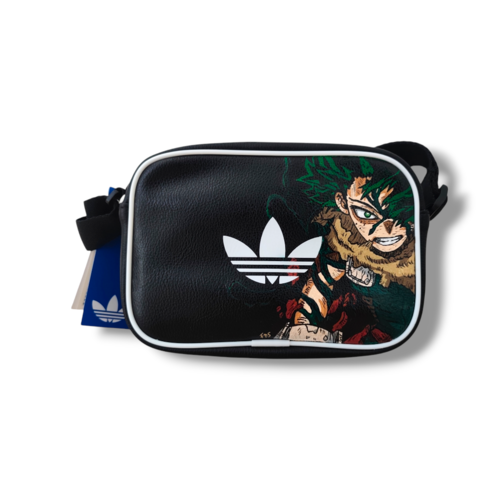 Sacoche adidas customisée à la main – izuku midoriya (my hero academia) – pièce unique au monde
