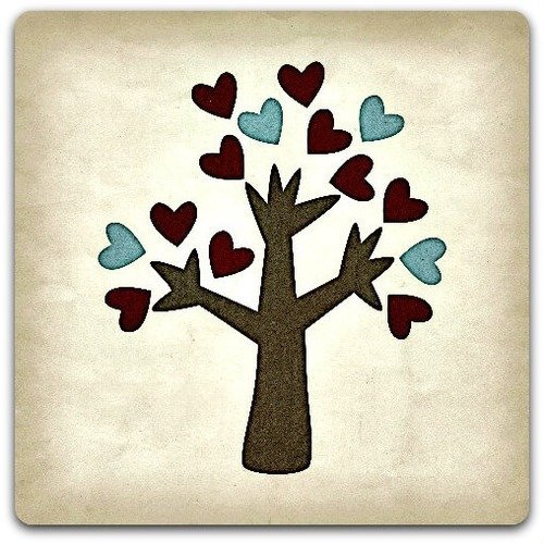 Carte De Vœux L Arbre Carte Anniversaire Avec Enveloppe 15cm X 15cm Un Grand Marche