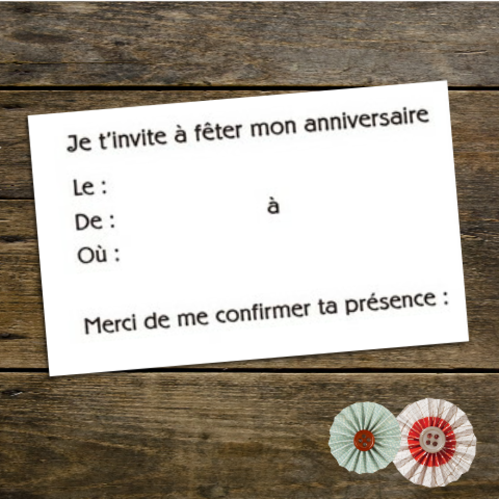 Lot De 10 Cartes Invitation Enfant Anniversaire Lion A Personnaliser Un Grand Marche
