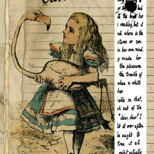 Alice Au Pays Des Merveilles Carte De Voeux Toute Occasion Anniversaire Alice In Wonderland Un Grand Marche