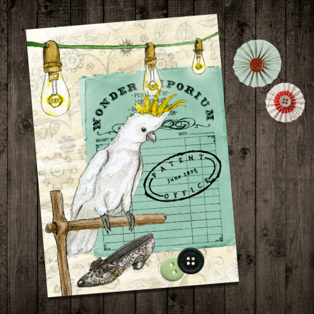 Carte Anniversaire Carte Steampunk Carte Gothique Un Grand Marche