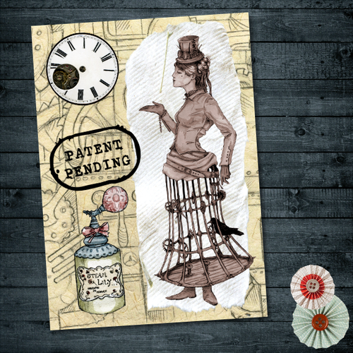 Carte Anniversaire Carte Steampunk Gothique Toutes Occasions Un Grand Marche