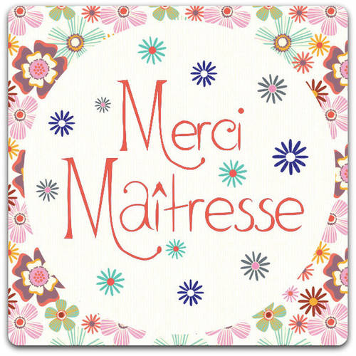 Carte Merci Maitresse A Imprimer Gratuitement Carte merci maîtresse fin d'année merci - Un grand marché