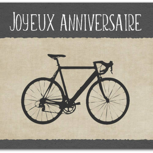 joyeux anniversaire pour un cycliste Carte Velo Cyclisme Bike Bon Anniversaire Faite Main 21cm X 15cm Un Grand Marche joyeux anniversaire pour un cycliste