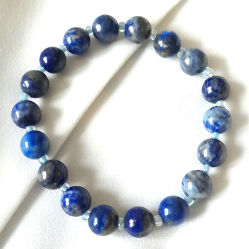 Bracelet en lapis lazuli