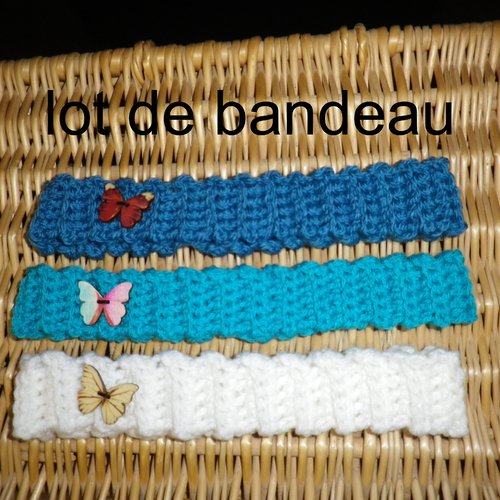 Lot de bandeau