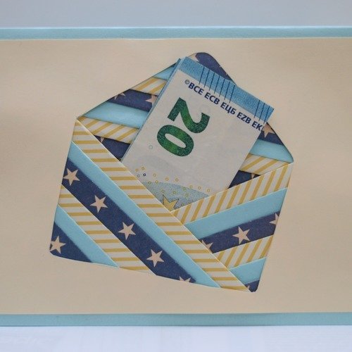 Carte De Voeux Ou D Anniversaire Enveloppe Porte Billet En Iris Folding Pliage Un Grand Marche