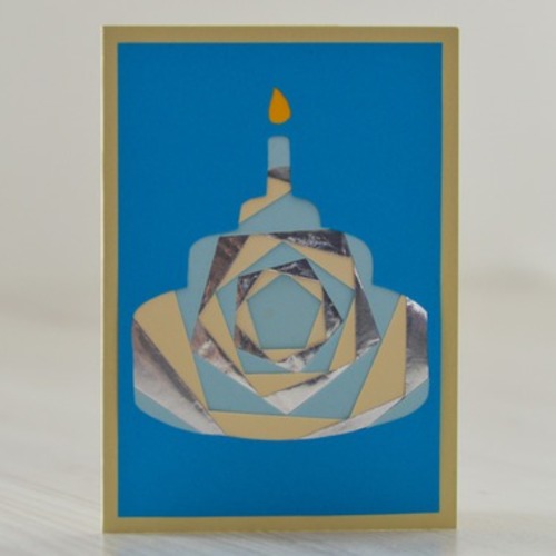 Carte D Anniversaire Gateau D Anniversaire En Pliage Iris Folding Un Grand Marche