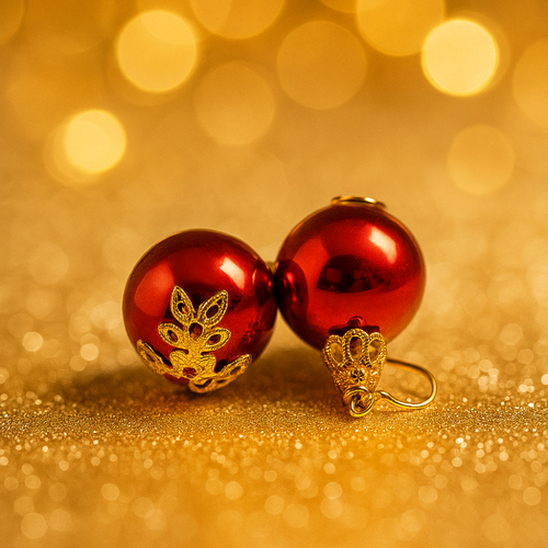 Boucles d'oreilles noël