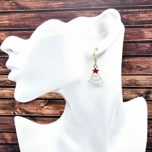 Boucles d'oreilles thème noël à personnaliser