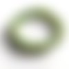 8 perles pierres kunzite vertes, 8 mm