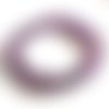 8 perles pierres améthyste violette, 8 mm