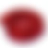 8 perles pierres agate cornaline rouge, 8 mm