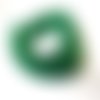 8 perles pierres émeraude verte, 8 mm