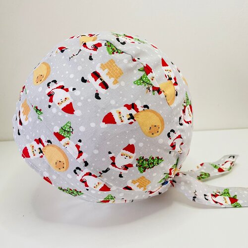 Calot de bloc opératoire père noël