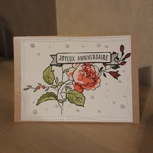 Carte D Anniversaire Bouquet Fleuri Un Grand Marche