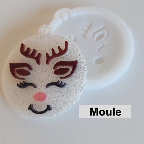 Moule silicone " renne "