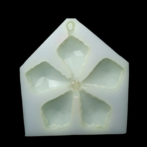 Moule fleur bombé