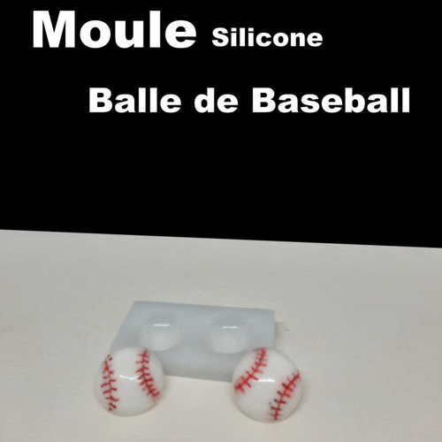 Moule silicone ballon de baseball